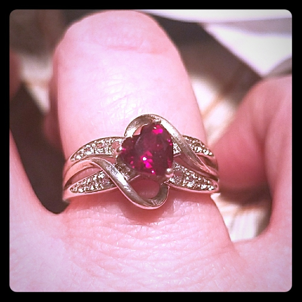 Ruby and diamond Ring